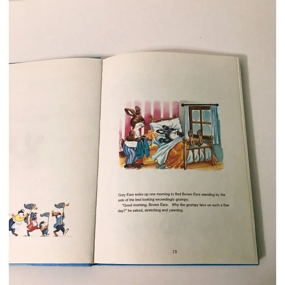 Vintage 1991 Rabbits in Trouble Whiskerton  Tales Peter Haddock Limited Book - Picture 13 of 16